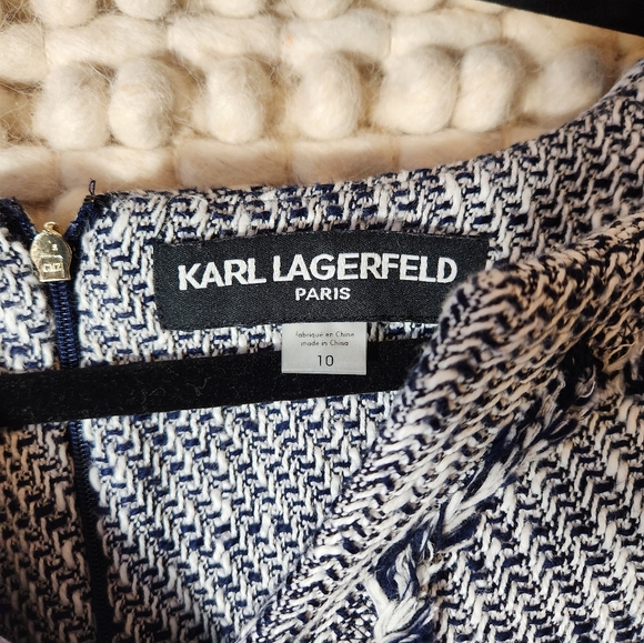 Karl Lagerfeld Tweed Dress - Picture 3 of 9